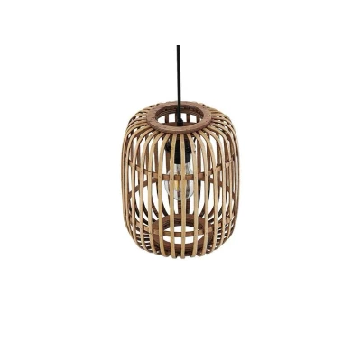 Abbildung von Lindby Hängeleuchte Canyana, natur, Rattan, Ø 22 cm