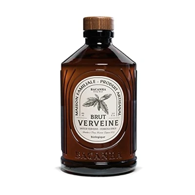 Abbildung von Bacanha Sirop Brut de Verveine Bio 400 ml Eisenkraut Sirup aus Frankreich mit Rohrzucker