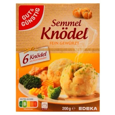 Abbildung von Gut &amp; Günstig Semmel Knödel fein Gewürzt, 7er Pack (7 x 200g)