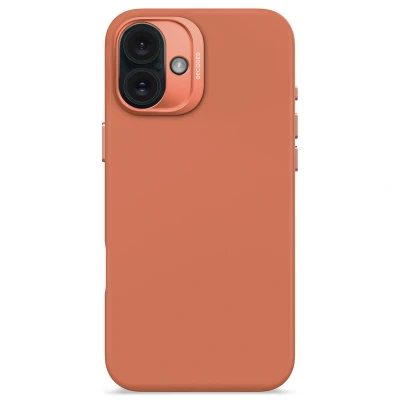 Abbildung von Apple iPhone 16 Plus Hülle MagSafe Silikon Decoded Soft Case/Backcover Handyhülle Rosa