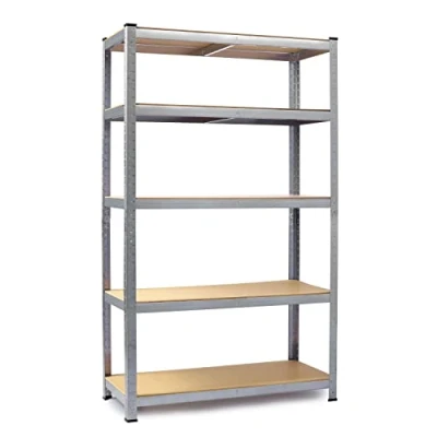 Abbildung von Humberg 4840 Schwerlastregal mit 5 Böden aus MDF 150 x 75 30 cm