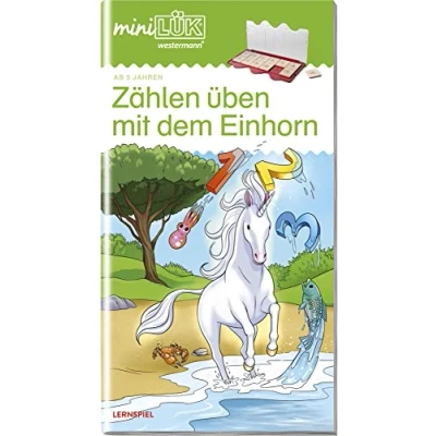 Abbildung von miniLÜK: Vorschule/1. Klasse Mathematik Zählen üben mit dem Einhorn (miniLÜK Übungshefte: Vorschule)
