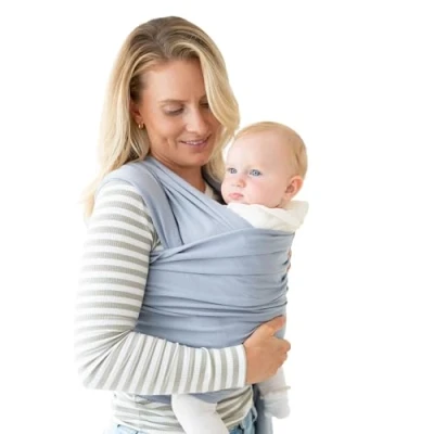 Abbildung von RYLOOBABY® Babytrage Tragetuch Baby Neugeboren Neugeborene ab Geburt Neugeborene, Kleinkinder Babytragetücher