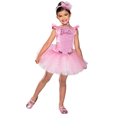 Abbildung von Barbie Princess Kostüm mit Haarband, 5 6 Jahre