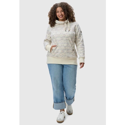 Abbildung von Ragwear Rollkragen Rylie PLUS Sweatshirt, Damen, Größe: XXL, Beige