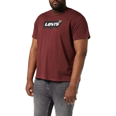 Abbildung von Levi&#039;s Graphic Crewneck TEE Tshirt print, Herren, Größe: Small, Color port