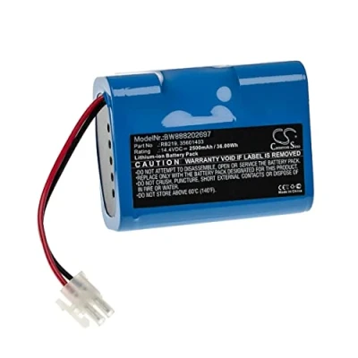 Abbildung von vhbw Akku kompatibel mit Hoover RBC040/1011, RBC040/1019, RBC040011, RBC040019, RBC050 Home Cleaner Heimroboter (2500 mAh, 14,4 V, Li Ion)