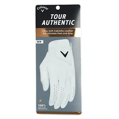 Abbildung von Callaway Golf Tour Authentic Herren Golfhandschuh (Serie 2022), Weiß, M