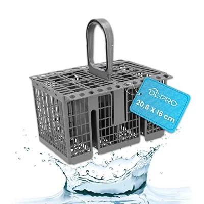 Abbildung von DL pro Besteckkorb Spülmaschine Universal 20,8x16cm passend für viele gängige Spülmaschinen wie Whirlpool Bauknecht Indesit Hotpoint robustes Design optimal sauberes Besteck