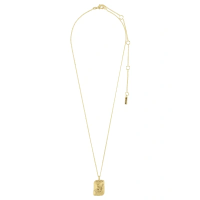 Abbildung von Pilgrim Virgo Recycled Zodiac SIGN Unisex Halskette, Größe: One Size, Gold plated