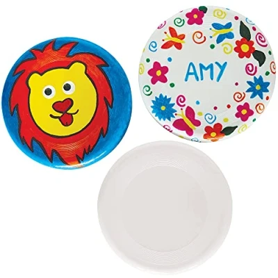 Abbildung von Baker Ross FX738 Dyo Frisbees 3er Packung, Basteln und Ausmalen für Kinder