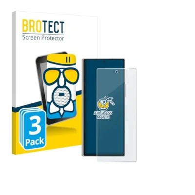 Abbildung von BROTECT Entspiegelungs Schutzglas für Samsung Galaxy Z Fold 6 5G (3 Stück) Schutz Folie Panzerfolie Glas Matt [Extrem Kratzfest 9H, Anti Reflex]