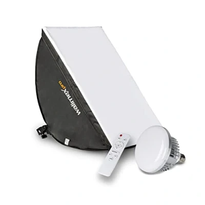 Abbildung von Walimex Pro Softbox 40 x 60 cm W Bi Color LED. Leistungsstarkes Dauerlicht Inklusive Diffusor Und Fernbedienung. Farbtemperatur 3.000 6.000 K. Für Profi Fotos Videos. Neigbar