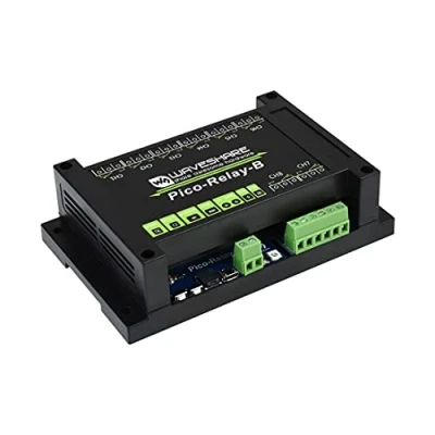 Abbildung von Industrial 8 Channel Relay Module for Raspberry Pi Pico, with Embedded Protections Power Supply &amp; Photocoupler Isolation