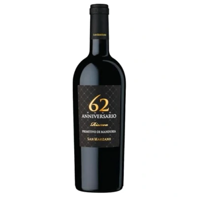 Abbildung von San Marzano Primitivo di Manduria 62 Anniversario Riserva DOP 2018 (1 x 0,75 l)