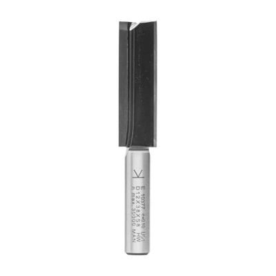 Abbildung von ENT 10377 Nutfräser HW, Schaft (S) 8 mm, Durchmesser (D) 12 NL 38 SL 32 GL 70 mm