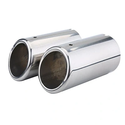 Abbildung von Auspuff Auspuffblenden Auspuffblende Endrohrblenden Endrohrblende Blende Endrohr Endrohre 1 Paar Auto Schalldämpfer Tipps Ersatz 67Mm