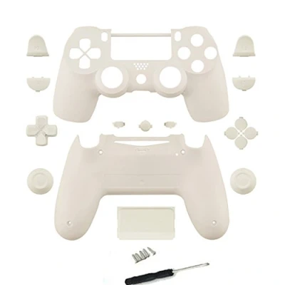 Abbildung von Ersatz Gehäuse für PS4 Pro Slim Sony Playstation 4 Dualshock Wireless Controller Weiß