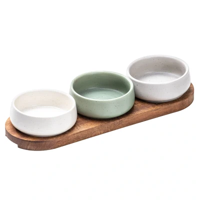 Abbildung von Ladelle ELEMENTS Schalen &amp; Tablettset assortiert 4tlg
