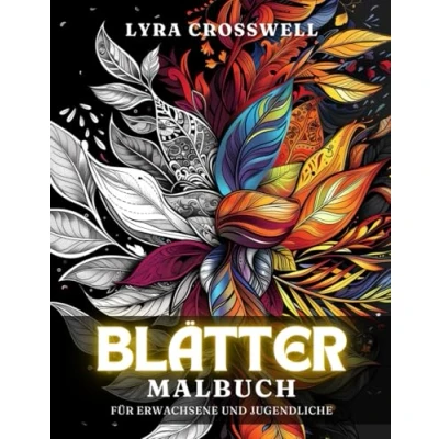 Abbildung von Blätter Malbuch 50 Ausmalbilder für Erwachsene und Jugendliche: Das ultimative botanische Abenteuer im Ausmalen Liebhaber. (Natur &amp; Landschaften Malbücher)