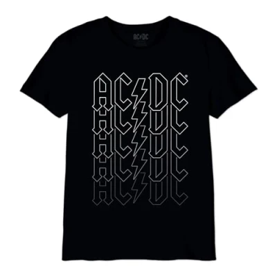 Abbildung von AC/DC Jungen Giacdcrts015 T Shirt, Schwarz, 12 Jahre