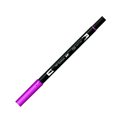 Abbildung von Tombow ABT dubbele brushpen rhodamine red 725