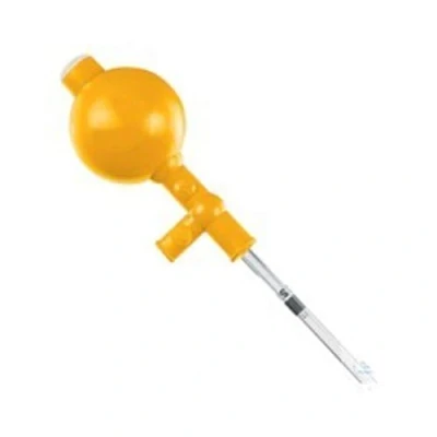 Abbildung von neoLab Kautschuk Sicherheits Pipettierball Flip, Rot