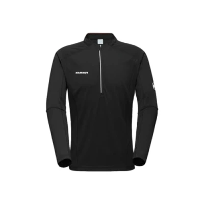 Abbildung von Mammut Aenergy FL HALF ZIP Langarmshirt, Herren, Größe: Large, Black