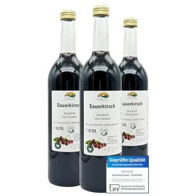 Abbildung von BLEICHHOF® Sauerkirschsaft Direktsaft, vegan (3x0,72l)