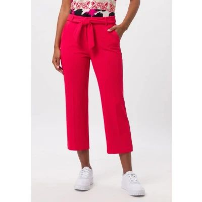 Abbildung von Tuzzi MIT BINDEGÜRTEL Stoffhose, Damen, Größe: 44, Poppy red