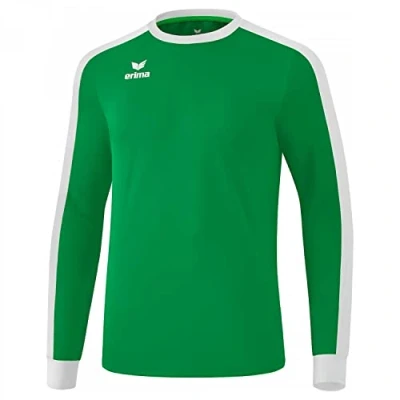 Abbildung von Erima Unisex Kinder Retro Star Trikot Langarm, Smaragd/Weiß, 152 EU