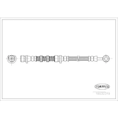 Abbildung von CORTECO 19032319 Bremsschläuche Vorderachse 451 LAND ROVER: Freelander I SUV, SUV Cabrio