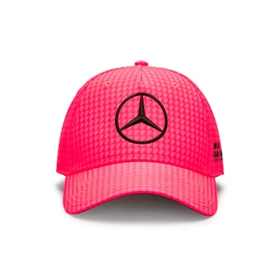 Abbildung von MERCEDES AMG PETRONAS Formula One Team 2023 Lewis Hamilton Kappe Neon Rosa Unisex Größe: Einheitsgröße