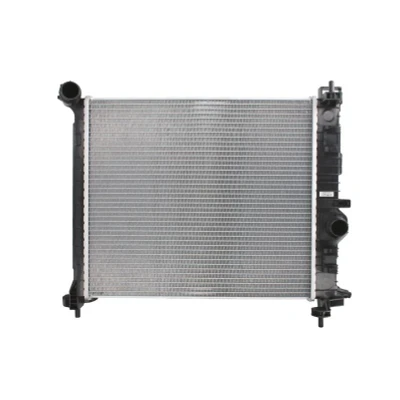 Abbildung von NRF 58476 Kühler, Motorkühlung Aluminium 470 430 26 ohne Sensor Kühlrippen gelötet OPEL: Meriva B