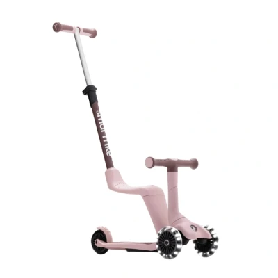 Abbildung von smarTrike Xtend Mini Ride Toddler On Scooter Toy, Ages 1 9, Foldable for Kids with LED Wheels, Pink