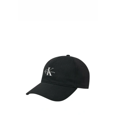 Abbildung von Calvin Klein Damen Cap Printed Monologo aus Baumwolle, Schwarz (NA Black), Einheitsgröße