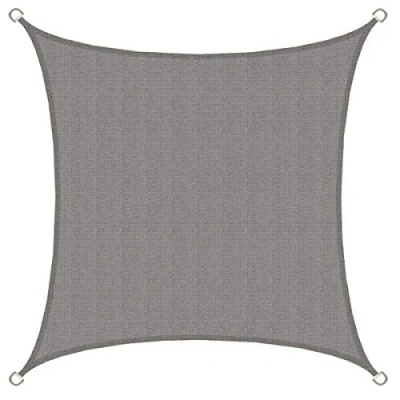 Abbildung von AMANKA 2 x m UV Sonnensegel Quadratisch Wasserdurchlässig Sonnenschutz Balkon Terrassendach Sichtschutz Garten Sonnendach Segel Terrasse Trampolin Pergola Wohnwagen Pool Camping
