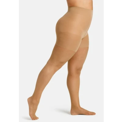 Abbildung von camano Feinstrumpfhose Women Curvy 20 DEN MATT, 2 PACK Strumpfhose, Damen, Größe: 48/50, Make up