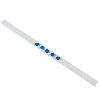 Abbildung von 5 x Dahle Magnetleiste 1000x50mm selbstklebend weiß incl. Magnete 32