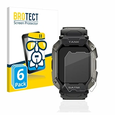 Abbildung von BROTECT Schutzglas für Kospet Tank M1 (6 Stück) Schutzfolie Panzer Folie Glas [Extrem Kratzfest 9H, Anti Fingerprint, Ultra Transparent]