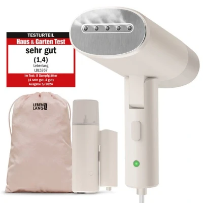 Abbildung von Lebenlang Reise Dampfbügeleisen Travel Steamer, 900,00 W, Kompakt &amp; Faltbar