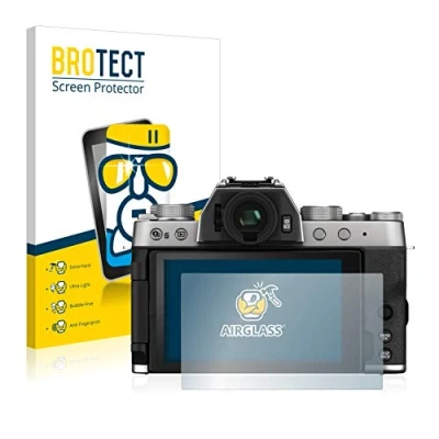 Abbildung von BROTECT Schutzglas für Fujifilm X T200 Schutzfolie Panzer Folie Glas [Extrem Kratzfest 9H, Anti Fingerprint, Ultra Transparent]