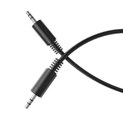 Abbildung von HDSupply Aux Kabel, 0,10m Klinkenkabel, Audio 3,5 mm Klinke Stereo 3 polig, Audiokabel für Kopfhörer, Soundbar, Fernseher, Auto, Radio, schwarz