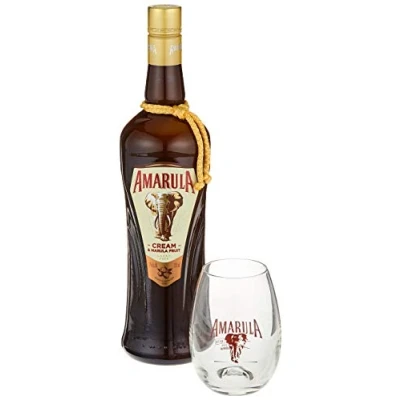 Abbildung von Amarula Cream in Geschenkpackung mit Glas (1 x 0.7 l)