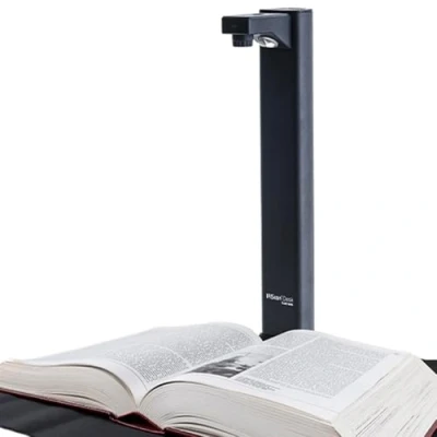 Abbildung von IRIScan Desk Pro Dokumentenscanner LED,Buchscanner 24MP Kamera v7Bus: a3 scanner 60PPM Free ReadirisPDF OCR Editor,600Dpi Dokumentenkamera Visualizer,AI Flachlegung Auto Scan Finger Verstecken WinMac