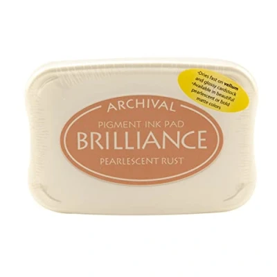 Abbildung von Tsukineko Brilliance ink pad pearl Rust