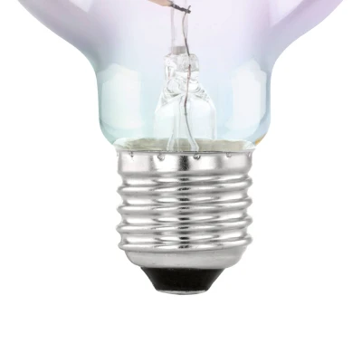Abbildung von Eglo 110206 LED Filament Leuchtmittel E27 1X4W Decorative Spirale irisierend L:12cm Ø:8cm 2000K 200lm dimmbar