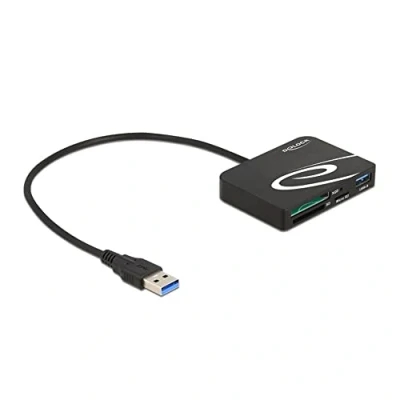 Abbildung von Delock Card Reader für XQD/SD/Micro SD Speicherkarten + USB Typ A Port