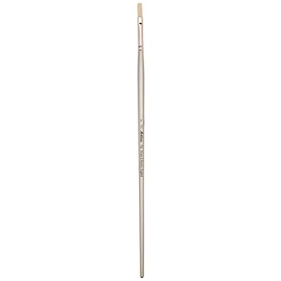Abbildung von Winsor &amp; Newton 5525006 Artisan Synthetikfaser Pinsel mit Leistungsmerkmalen von Schweineborsten, robust und haltbar, perfekt für dickflüssige Öl Farbe Flachpinsel langer Stiel Nr. 6