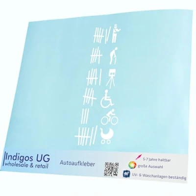 Abbildung von INDIGOS UG Aufkleber Autoaufkleber JDM Die Cut Opferliste senkrecht 190x80mm weiß Heckscheibe Heckscheibenaufkleber Sticker Tuning Boot Auto Laptop LKW